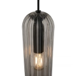 Lampa wisząca Miella 3 Nordlux - przydymione szkło 2412533047