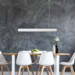 Lampa wisząca Mira L LED CCT Tuya biała LP-1201/1P L WH Smart LIGHT PRESTIGE