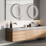 Lampa wisząca Mirror S czarna IP44 LED CCT LP-999/1P S BK CCT Light Prestige