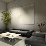 Lampa wisząca Mirror S złota IP44 LED CCT LP-999/1P S GD CCT LIGHT PRESTIGE