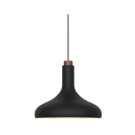 Lampa wisząca DFTP Fuji czarna Drewno & Metal 2620153003 Nordlux