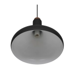 Lampa wisząca DFTP Fuji czarna Drewno & Metal 2620153003 Nordlux