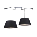 Lampa wisząca NATALIA 2 S BLACK AZ1923+AZ2590 AZZARDO