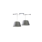 Lampa wisząca NATALIA 2 S GREY AZ1923+AZ2591 AZZARDO