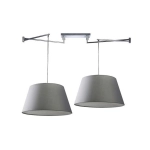 Lampa wisząca NATALIA 2 S GREY AZ1923+AZ2591 AZZARDO
