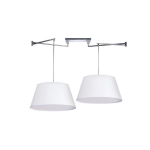 Lampa wisząca NATALIA 2 S WHITE AZ1923+AZ2592 AZZARDO