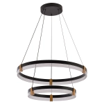 Lampa wisząca Plum 2 LED CCT czarna LP-0407/2P BK LIGHT PRESTIGE
