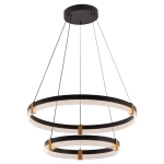 Lampa wisząca Plum 2 LED CCT czarna LP-0407/2P BK LIGHT PRESTIGE