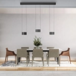 PURE CLIPSE LAMPA WISZĄCA z pilotem 2473-15 Paul Neuhaus by Zuma Line