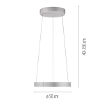 PURE E-CLIPSE LAMPA WISZĄCA z pilotem 2560-95 Paul Neuhaus by Zuma Line