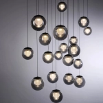 LAMPA WISZĄCA E-POPUP z pilotem SZARY 2589-15 Paul Neuhaus by Zuma