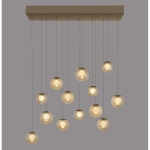 LAMPA WISZĄCA POPUP z pilotem BRĄZOWY 2590-97 Paul Neuhaus by Zuma