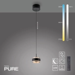 Lampa wisząca PURE FALLING RINGS 2503-18 Paul Neuhaus by Zuma - zdjęcie produktu