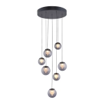 LAMPA WISZĄCA POPUP z pilotem SZARY 2587-15 Paul Neuhaus by Zuma