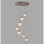 LAMPA WISZĄCA POPUP z pilotem BRĄZOWY 2587-97 Paul Neuhaus by Zuma