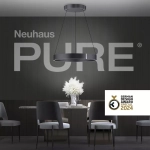PURE E-CLIPSE LAMPA WISZĄCA z pilotem 2561-15 Paul Neuhaus by Zuma Line