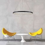 kinkiecik.pl Ring wisząca średnia czarna 3000K LP-909/1P M BK Light Prestige