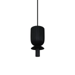Lampa wisząca Sadie czarna, mleczny klosz 2512603003 Nordlux