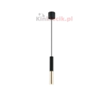 kinkiecikpl lampa wisząca Slimi S nero/gold ORLICKI