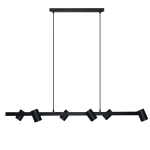 Lampa wisząca Snow 6xGU10 czarna LP-731/6L BK LIGHT PRESTIGE
