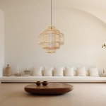 Lampa wisząca Stela rattanowa 1xE27 LP-2026/1P Light Prestige