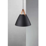kinkiecik.pl Lampa wisząca Strap 48 DFTP - czarna 84353003