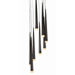 Lampa wisząca STYLO 8 AZ0161 BLACK AZZARDO