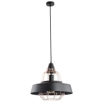 Lampa wisząca TAMARIS czarna/miedź śr. 40cm 60378 ALFA - zdjęcie produktu