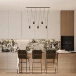 Lampa wisząca Toledo 5xGU10 czarna LP-432/5P BK LIGHT PRESTIGE