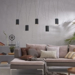 Lampa wisząca Toledo 5xGU10 czarna LP-432/5P BK LIGHT PRESTIGE