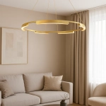 Lampa wisząca Tura 80 cm złota LED CCT LP-9786/1P 80cm GD Light Prestige