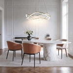 Lampa wisząca Twist złota LED CCT LP-1982/1P GD LIGHT PRESTIGE
