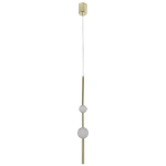 Lampa wisząca Vaku 1xLED złota LP-719/2P GD LIGHT PRESTIGE