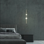 Lampa wisząca Vaku 1xLED złota LP-719/2P GD LIGHT PRESTIGE