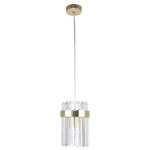 Lampa wisząca Vetro 1 złota 1xE14 LP-2910/1P GD Light Prestige