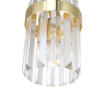 Lampa wisząca Vetro 1 złota 1xE14 LP-2910/1P GD Light Prestige