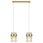 Lampa wisząca Vetro złota 2xE14 LP-2910/2L GD Light Prestige
