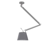 Lampa wisząca ZYTA S PENDANT ALU grey AZ2298+AZ2601 śr.26cm AZZARDO