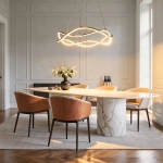 Lampa wisząca Twist złota LED CCT LP-1982/1P GD LIGHT PRESTIGE