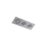Lampa wpuszczana PACO 3 AZ0801 aluminium AZZARDO