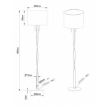 Lampa podłogowa NANDOR – 475310379 TRIO