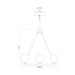 Żyrandol Rubin – 4 źródła światła FE-RUBIN4 Elstead Lighting