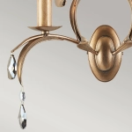 Kinkiet Lily – 2 źródła światła LL2-ANT-BRZ Elstead Lighting