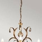 Żyrandol Lily – 3 źródła światła LL3-ANT-BRZ Elstead Lighting