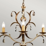 Żyrandol Lily – 3 źródła światła LL3-ANT-BRZ Elstead Lighting