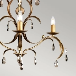 Żyrandol Lily – 3 źródła światła LL3-ANT-BRZ Elstead Lighting