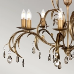 Żyrandol Lily – 8 źródeł światła LL8-ANT-BRZ Elstead Lighting