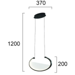 Lampa wisząca TIRSO LNV0002034 Lunaveri