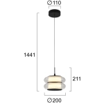 Lampa wisząca OTRA LNV0002234 Lunaveri