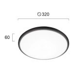 Plafon zewnętrzny RAVINA LNV0003424 Lunaveri